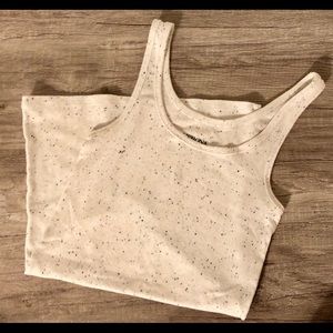 Off white/cream Merona tank top. Size-Small. (EUC)